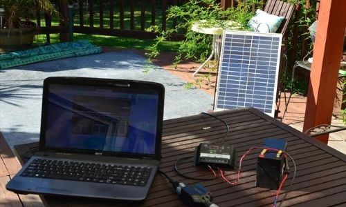 Using Solar Energy to Charge Laptop