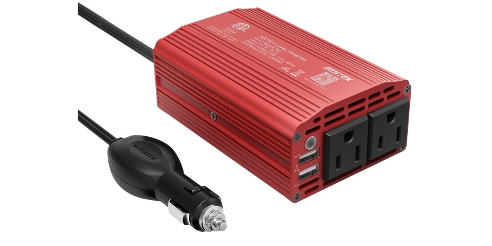 charge laptop in car with Power Inverter