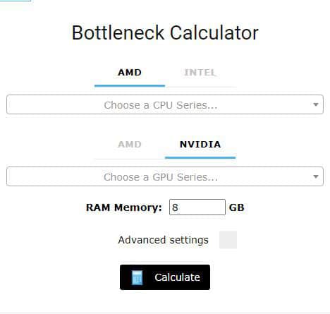 pc builds Bottleneck Calculator
